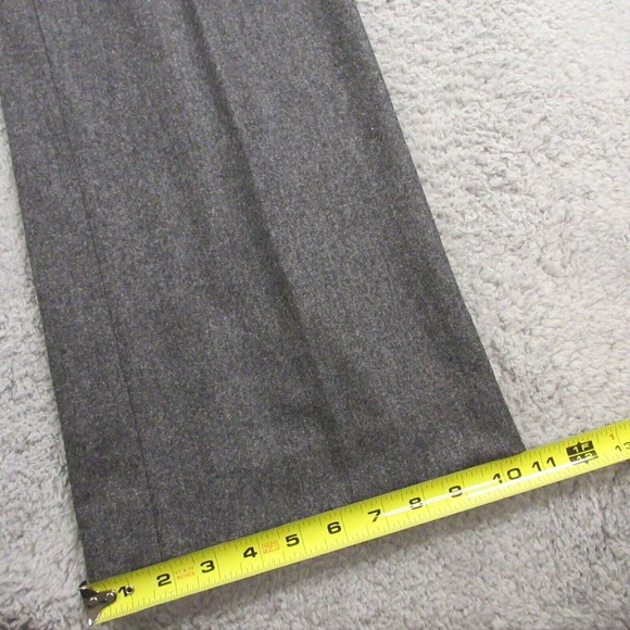 Massimo Alba Womens Wool Wide Leg Trouser Pants size 40 Made in‎ Italy Gray - Picture 11 of 12